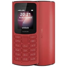 Мобильный телефон Nokia 105 (2023) Dual Sim Red (UA UCRF): Дисплей 1.8" TFT LCD (120 x 160)