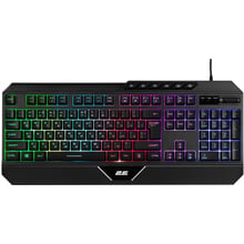 Клавиатура 2E Gaming KG315 RGB USB UA Black (2E-KG315UBK): Подключение проводное