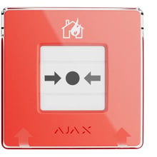 Бездротова настінна кнопка для активації пожежної тривоги вручну Ajax Manual Call Point Red: undefined undefined