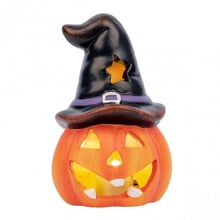 Статуетка Yes! Fun Хелловін "Pumpkin in hat" 10 см LED (974188): undefined undefined