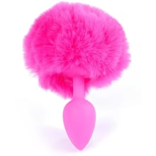 Анальна пробка S з хвостом BOSS of TOYS Boss Series - Silicon PLUG Bunny Tail Pink, BS6400099: Для кого Унисекс