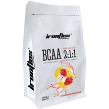 Амінокислота для спорту IronFlex BCAA 2-1-1 Performance 1000 g / 200 servings / Strawberry Pineapple: Тип BCAA