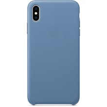 Аксесуар для iPhone Apple Leather Case Cornflower (MVFX2) for iPhone Xs Max: Колір синій