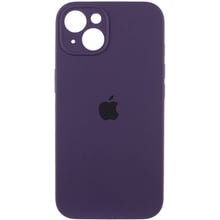 Аксесуар для iPhone Mobile Case Silicone Case Full Camera Protective Elderberry для iPhone 15 Plus: Колір фиолетовый