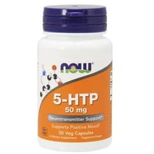 NOW Foods 5-HTP 50 mg Veg Capsules 30 caps: Форма випуску капсули