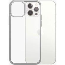 Чохол для iPhone Panzer Clear Case Satin Silver for iPhone 12 / iPhone 12 Pro (0271): Колір сріблястий