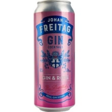 Слабоалкогольний напій Johan Freitag GIN & ROSE 5% 0.5 л (PLK4750142005741): Об'єм, л 0.5