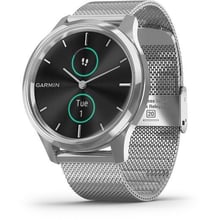 Смарт-годинник Garmin Vivomove Luxe Silver stainless steel case with silver Milanese band (010-02241-03): Виробник Garmin