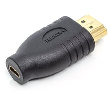 Кабель і перехідник PowerPlant HDMI (M) - micro HDMI (F) (CA912063): Тип перехідник