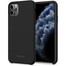 Аксесуар для iPhone Spigen Silicone Fit Black (077CS27226) for iPhone 11 Pro: Колір чорний