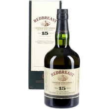 Віскі Redbreast 15 років, 0.7л 46%, gift box (STA5011007019518): Об'єм, л 0.7