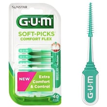 GUM Soft Picks Comfort Flex Набор межзубных щеток стандартный 40 шт: Вид Интердентальная