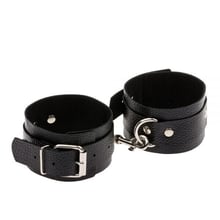 Кайдани Leather Standart Leg Cuffs, Black: Виробник sLash