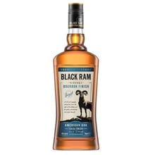 Виски Black Ram Bourbon Cask Finish 40% 0.7л с бокалом (PLK3800032071132): Объем, л 0.7