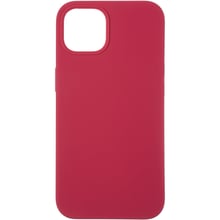 Аксесуар для iPhone TPU Silicone Case Full Soft Garnet для iPhone 13: Колір бордовый