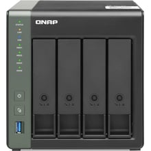 Мережевий накопичувач (NAS) QNAP TS-431X3-4G: Слоти для дисків 4 x 2.5" або 3.5" HDD/SSD з інтерфейсом SATA I, SATA II або SATA rev.3.0 (до 32ТВ)