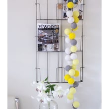 Гирлянда Cotton ball lights на 10 шаров 2,7м, Yellow Stone: Тип Хлопковые шарики