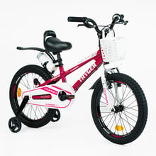 Велосипед двухколесный детский Corso Tayger (18 дюймов) розовый (TG-21702)