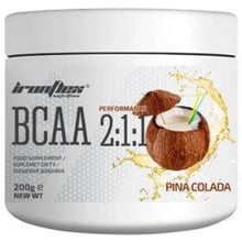 Амінокислота для спорту IronFlex BCAA 2-1-1 Performance 200 g / 40 servings / Pina colada: Тип BCAA