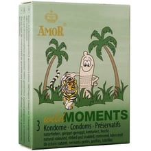 Презервативи Amor Wild Moments, 3 шт.: Тип Для максимальной защиты