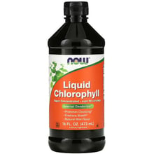 NOW Foods Liquid Chlorophyll Хлорофилл жидкий с мятным вкусом 473 мл (Для профилактики иммунной системы)(79006422)Stylus approved: Производитель NOW Foods