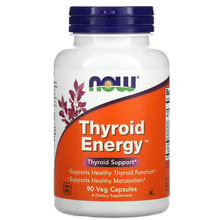 Now Foods Thyroid Energy Підтримка щитовидної залози 90 капсул: Форма випуску капсули