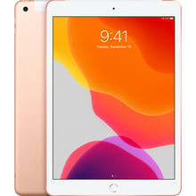 Планшет Apple iPad 7 10.2" 2019 Wi-Fi + LTE 32GB Gold (MW6Y2): Экран 10.2" Retina (2160x1620 точек) Multi-Touch c подсветкой LED и технологией IPS / Яркость 500 кд/м² / 