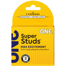 Презервативи ONE Super Studs, 3 шт: Тип Для максимальной защиты