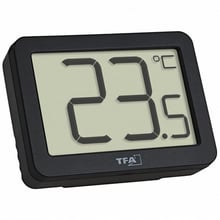 Термометр кімнатний цифровий TFA чорний 55х40х15 мм
