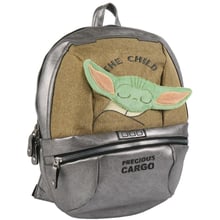 Рюкзак Cerda Mandalorian - The Child Silver Casual Fashion Faux-Leather Backpack: Вікова група від 13 до 18 років