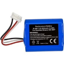 Акумулятор PowerPlant для пилососу iRobot Braava 380 (4409709) 7.2V 2000mAh: Виробник PowerPlant