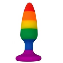 Анальна пробка Wooomy Hiperloo Silicone Rainbow Plug L: Для кого Унисекс