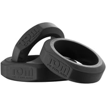 Tom of Finland 3 Piece Silicone Cock Ring Set - ерекціонние кільця: Виробник Tom Of Finland