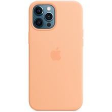 Аксесуар для iPhone Apple Silicone Case with MagSafe Cantaloupe (MK073) for iPhone 12 Pro Max: Колір помаранчевий