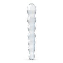 Стеклянный дилдо в виде бусин Gildo Glass Dildo No. 19: Назначение Вагинальные