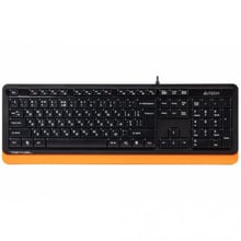 Клавіатура A4Tech Fstyler FK10 Black/Orange: Підключення дротове