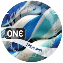 Презерватив ONE FlavorWaves Fresh Mint, 1 шт: Тип Ароматизированные