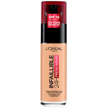 L'Oreal Paris Infallible 24h Foundation Fresh Wear №200 golden sand Тональный крем 30 ml: Вид Тональные средства