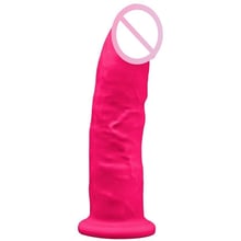 Фаллоимитатор с вибрацией SilexD Henry Vibro Pink (MODEL 2 size 7in), двухслойный: Назначение Вагинальные