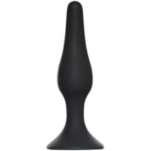 Анальний плаг Lola Toys Black Edition - Slim Anal Plug Medium, Black (57420601): Для кого Унисекс