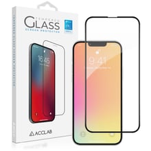 Аксесуар для iPhone ACCLAB Tempered Glass Full Glue Black for iPhone 13: Колір чорний