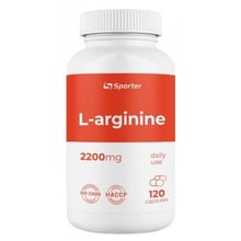 Аминокислота для спорта Sporter L-Arginine 2200 mg 120 capsules: Тип Аргинины