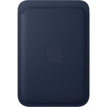 Чохол для iPhone Apple iPhone FineWoven Wallet with MagSafe - Deep Blue (MA6X4ZM/A): Колір синий