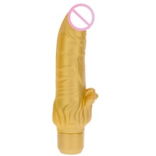 Вибратор Toy Joy - Gold Dicker Stim Vibrator: Для кого Для женщин