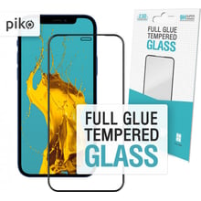 Аксесуар для iPhone Piko Tempered Glass Full Glue Black for iPhone 12 Pro Max: Колір чорний