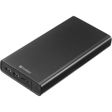 Внешний аккумулятор Sandberg Power Bank PD 38400mAh 100W 5A Black (420-63): Количество USB 2