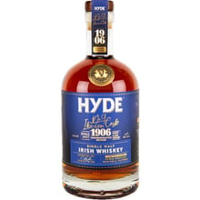 Виски Hyde №9 1906 Single Malt Irish Whiskey, 0.7л 43% (WHS5391528960538): Объем, л 0.7