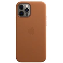 Аксесуар для iPhone Apple Leather Case with MagSafe Saddle Brown (MHKL3) for iPhone 12 Pro Max: Колір коричневий