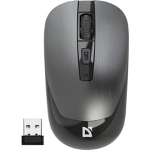 Мишка Defender Wave MM-995 Silent Wireless Grey (52993): інтерфейс підключення Wireless, USB