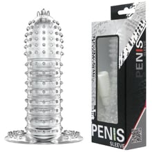 Насадка на член LYBAILE Silikon Penis Sleeve Clear, 13.5 см: Для кого Для чоловіків